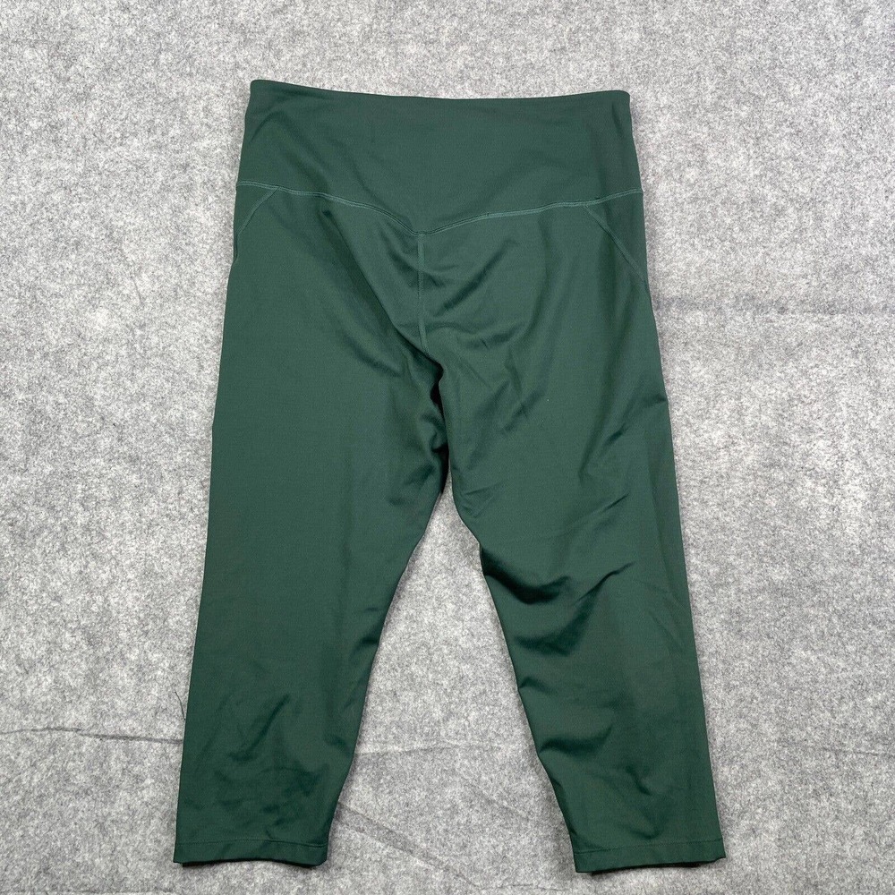 Girlfriend Collective Compressive High Rise Crop Leggings in Thyme Size XXL - Picture 8 of 8